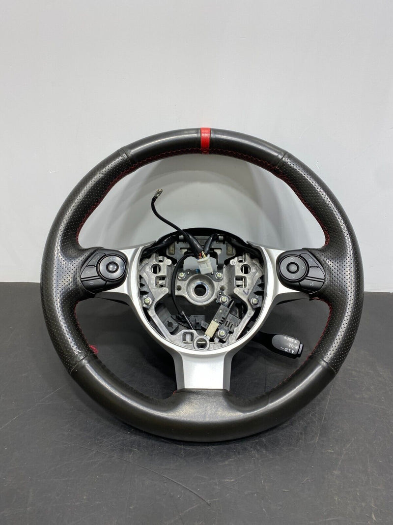 2017 SUBARU BRZ FRS 86 OEM STEERING WHEEL M/T NO PADDLE RED STRIPE USED