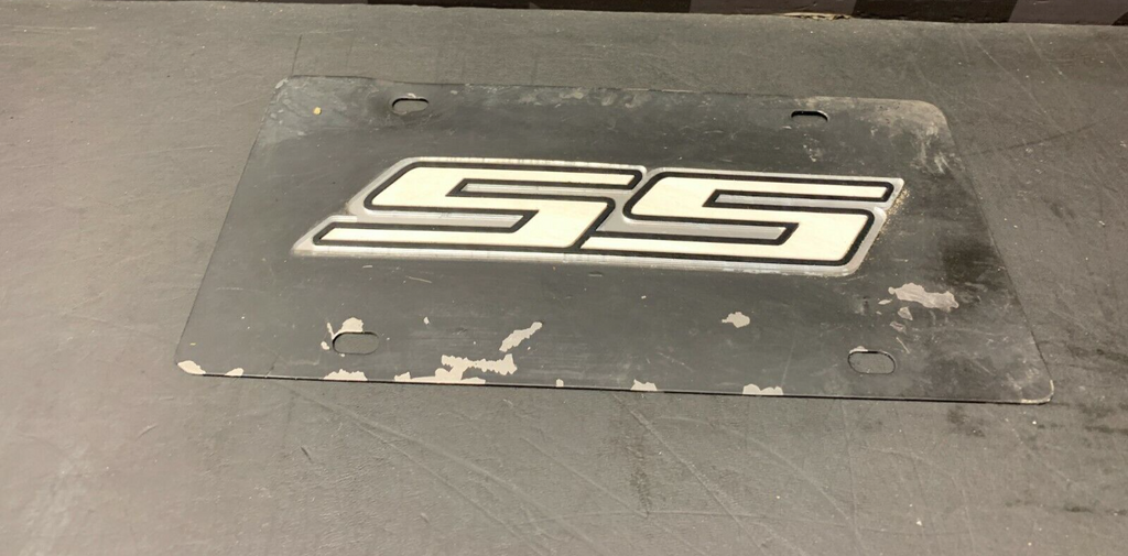 2011 CAMARO SS COUPE SS LOGO LICENSE PLATE