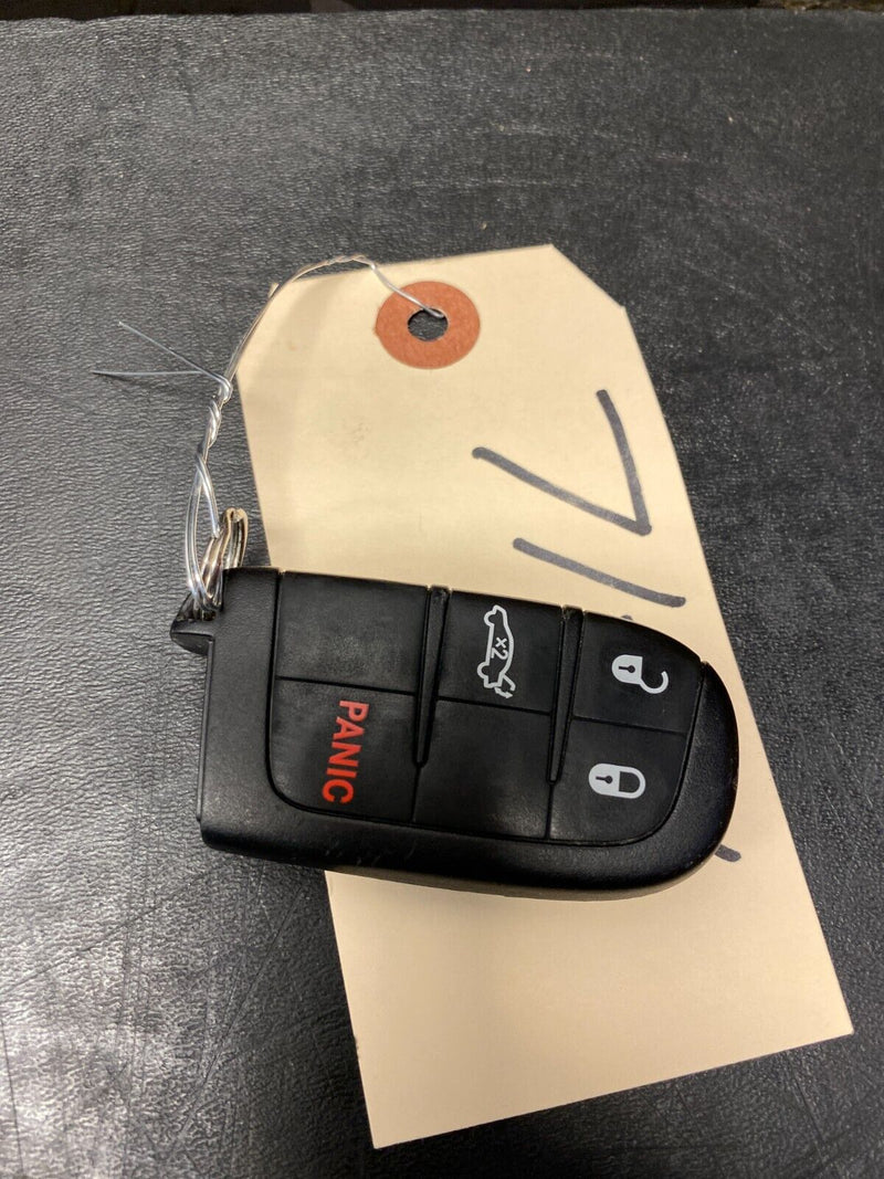 2016 DODGE CHALLENGER HELLCAT OEM BLACK KEY KEY FOB REMOTE USED
