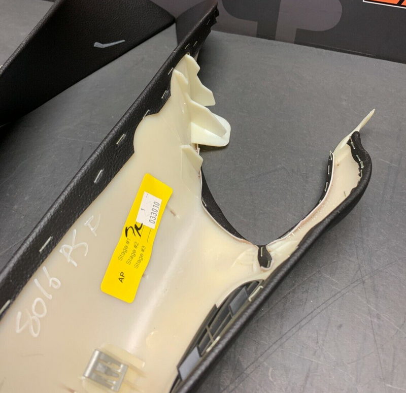 2010 CORVETTE C6 OEM DRIVER PASSENGER INTERIOR A PILLAR TRIM PANELS