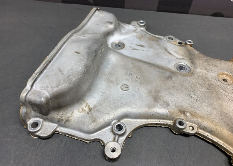 2008 EVOLUTION X EVO 10 MR OEM ENGINE LOWER TIMING COVER USED