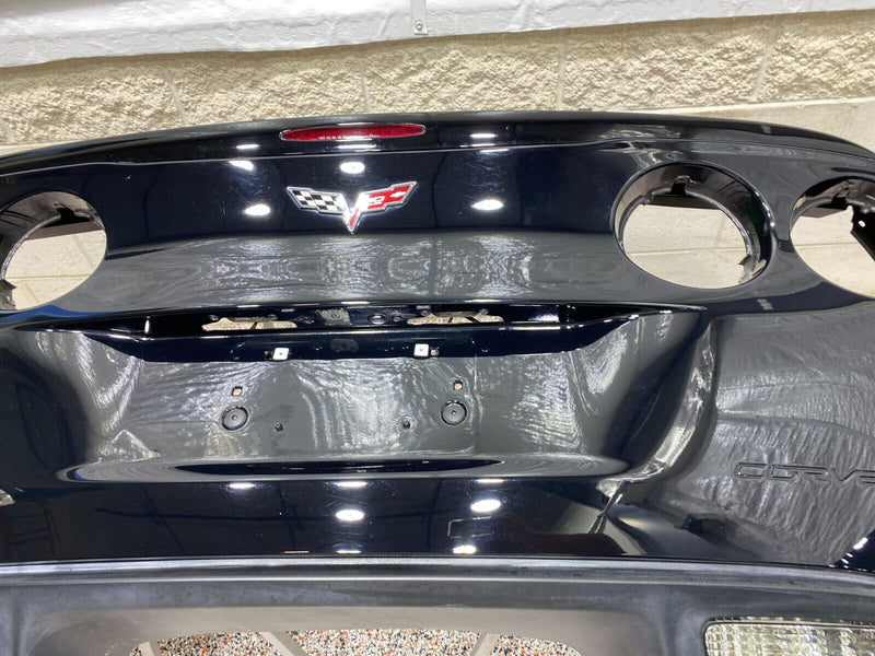 2013 CORVETTE C6 GRANDSPORT OEM REAR BUMPER COVER W/ VALANCE, SPOILER LOADED