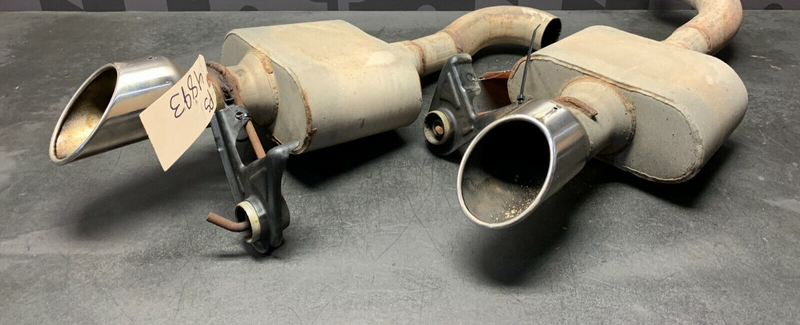 2016 FORD MUSTANG GT S550 AFTERMARKET WELD ON AXLE BACK MUFFLERS