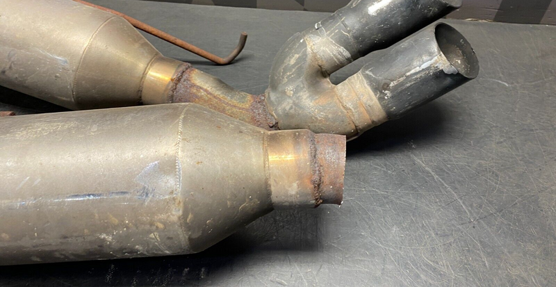 2011 CHEVROLET CAMARO SS EXHAUST TIPS QUAD TIPS WITH MUFFLER AFTERMARKET USED