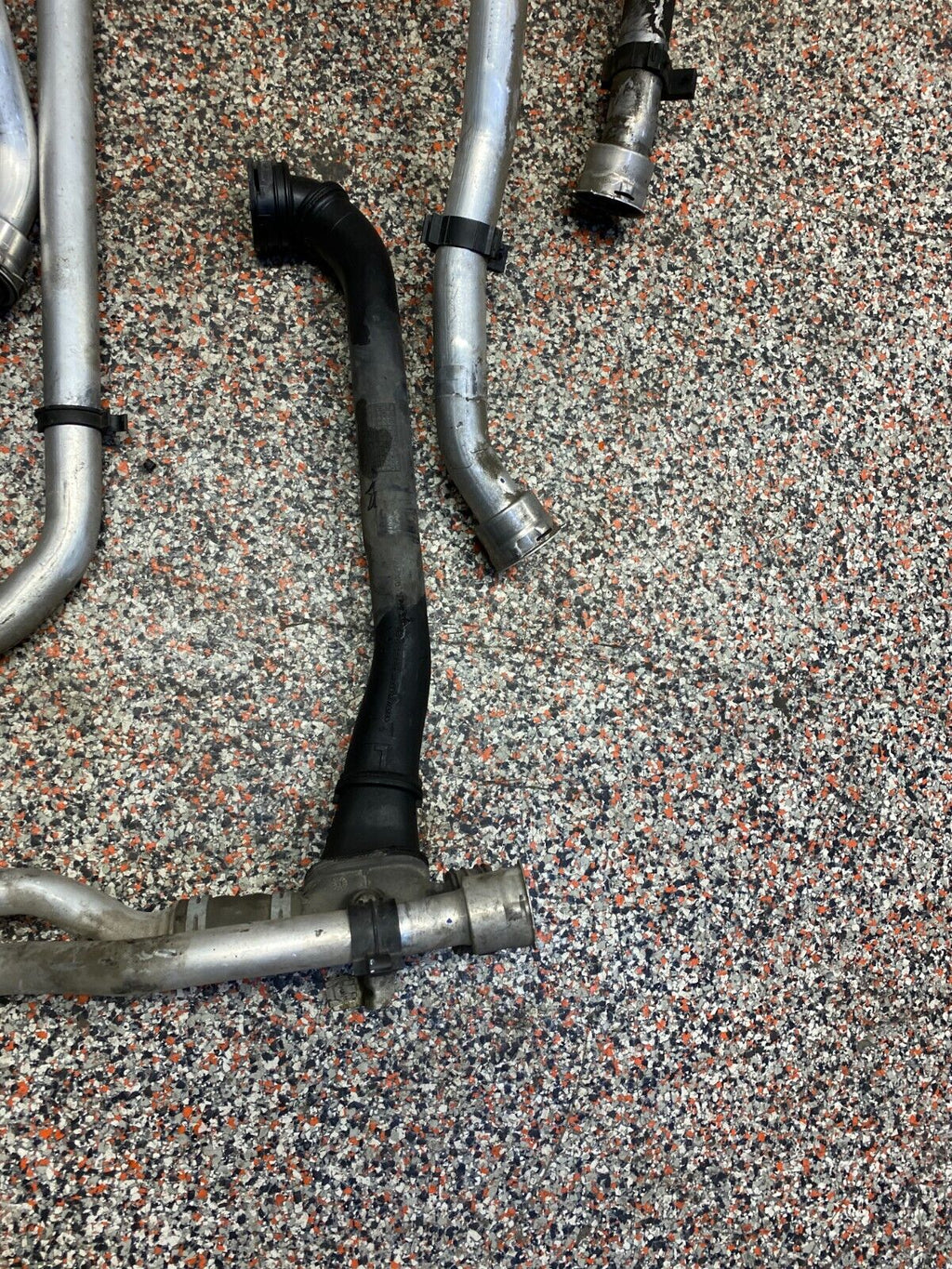 2012 PORSCHE 911 TURBO S 997.2 OEM RADIATOR COOLANT HOSE HARDLINES UNDER  USED