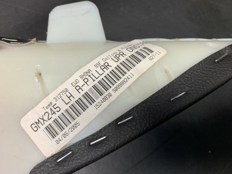 2005 CORVETTE C6 OEM DRIVER PASSENGER A PILLAR TRIM PANELS CONVERTIBLE