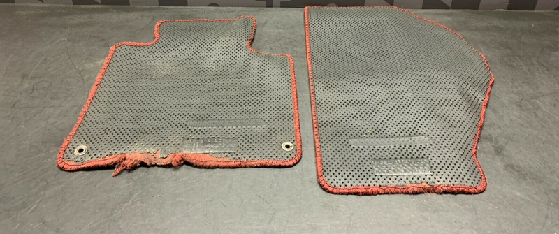 2002 HONDA S2000 AP1 OEM RED FLOOR MATS -ROUGH SHAPE-