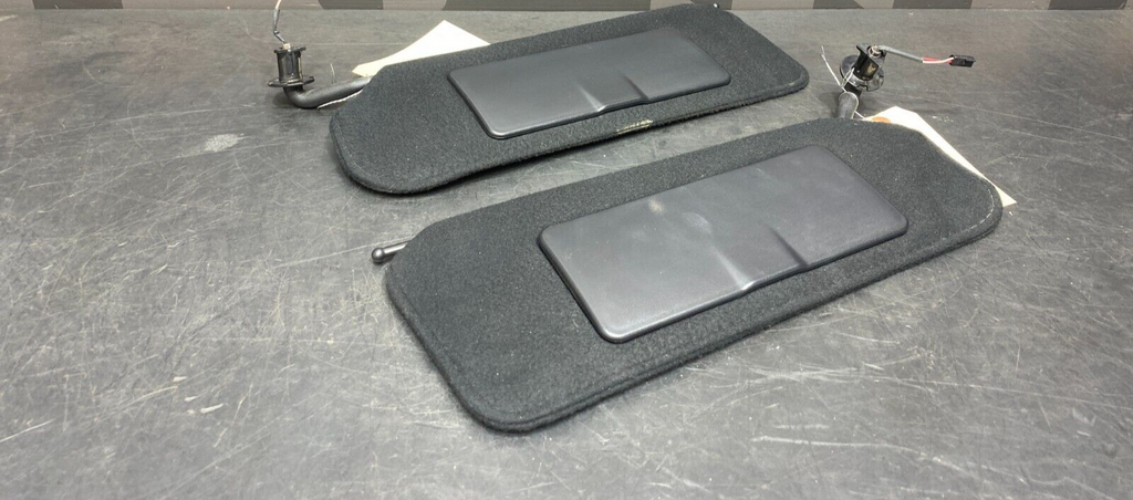 2001 CORVETTE C5 Z06 OEM SUN VISORS PAIR DRIVER PASSENGER USED