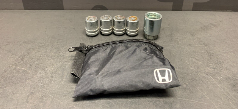 2001 HONDA S2000 AP1 OEM LOCKING LUG NUT SET WITH BAG 48k MILES USED