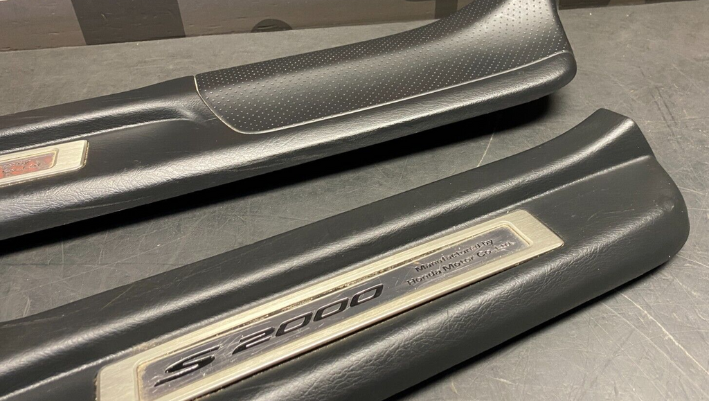 2004 HONDA S2000 AP2 OEM INTERIOR SIDE SILLS DOOR TRIM PANELS PAIR USED