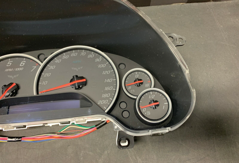 2007 CORVETTE C6 OEM GAUGE INSTRUMENT CLUSTER M/T 188K