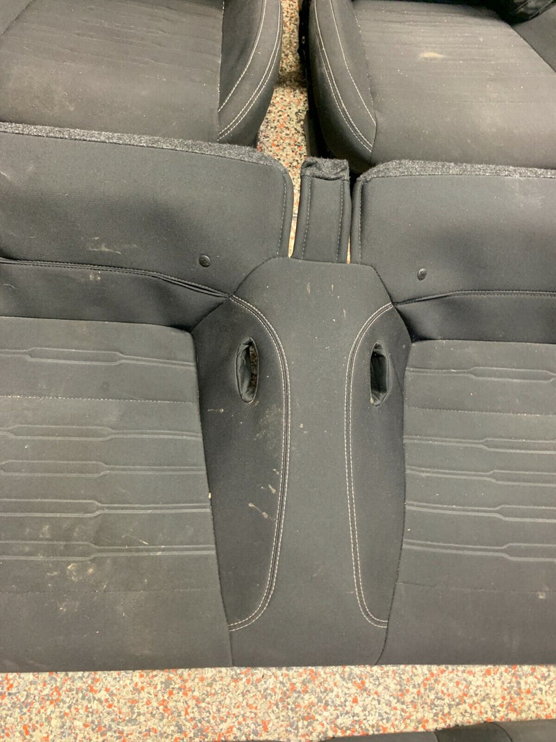 2017 FORD MUSTANG GT COUPE OEM BLACK CLOTH FRONT REAR SEATS -BLOWN BAG-