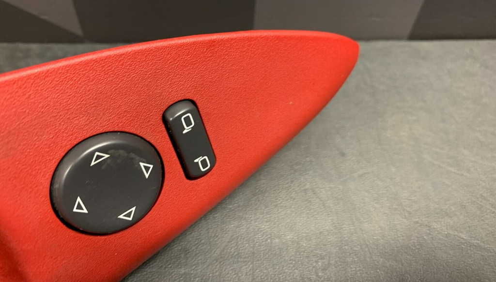 2009 CORVETTE C6 OEM DRIVER WINDOW SWITCH RED USED