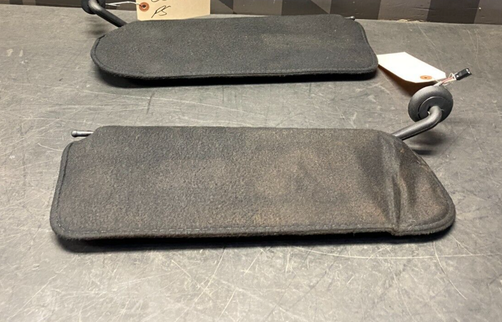 2001 CORVETTE C5 Z06 OEM SUN VISORS PAIR DRIVER PASSENGER USED **READ**