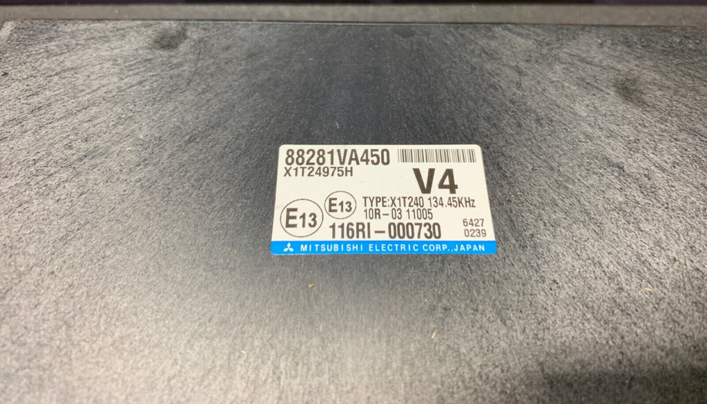 2017 SUBARU WRX STI OEM 88281VA450 INTEGRATED CONTROL MODULE COMPUTER