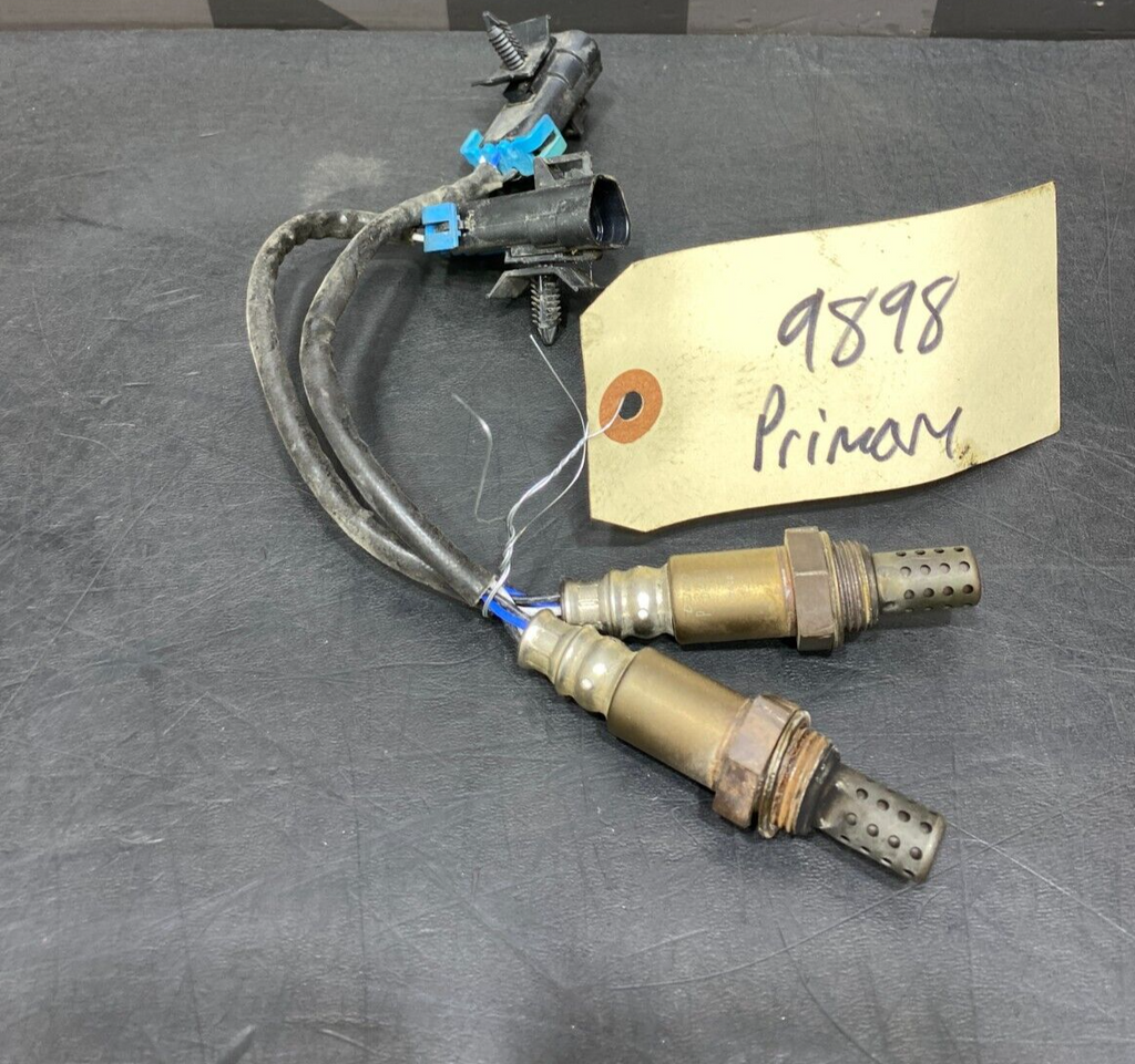 2007 CORVETTE C6 Z06 OEM PRIMARY OXYGEN SENSOR PAIR DR PS USED