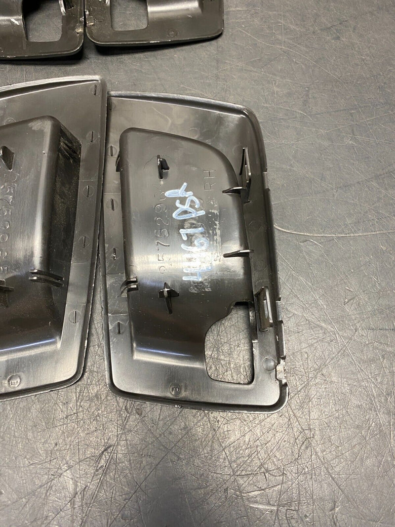 2007 CADILLAC CTS V CTS-V OEM INTERIOR DOOR HANDLE TRIM BEZEL SET OF (4) USED