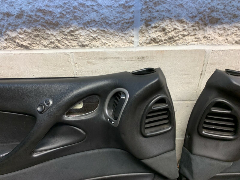 2004 PONTIAC GTO OEM FRONT REAR BLACK DOOR PANELS SPEAKER PANELS