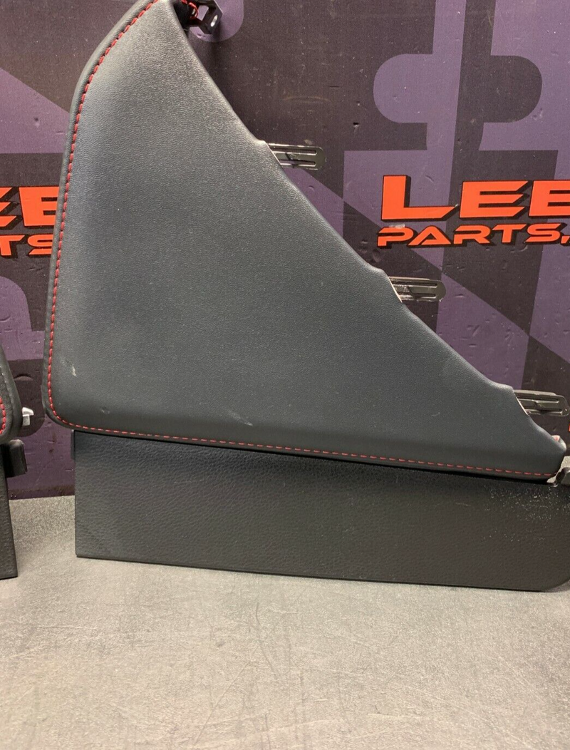 2017 SUBARU BRZ FRS 86 OEM RED STITCHED KNEE PANELS CENTER CONSOLE