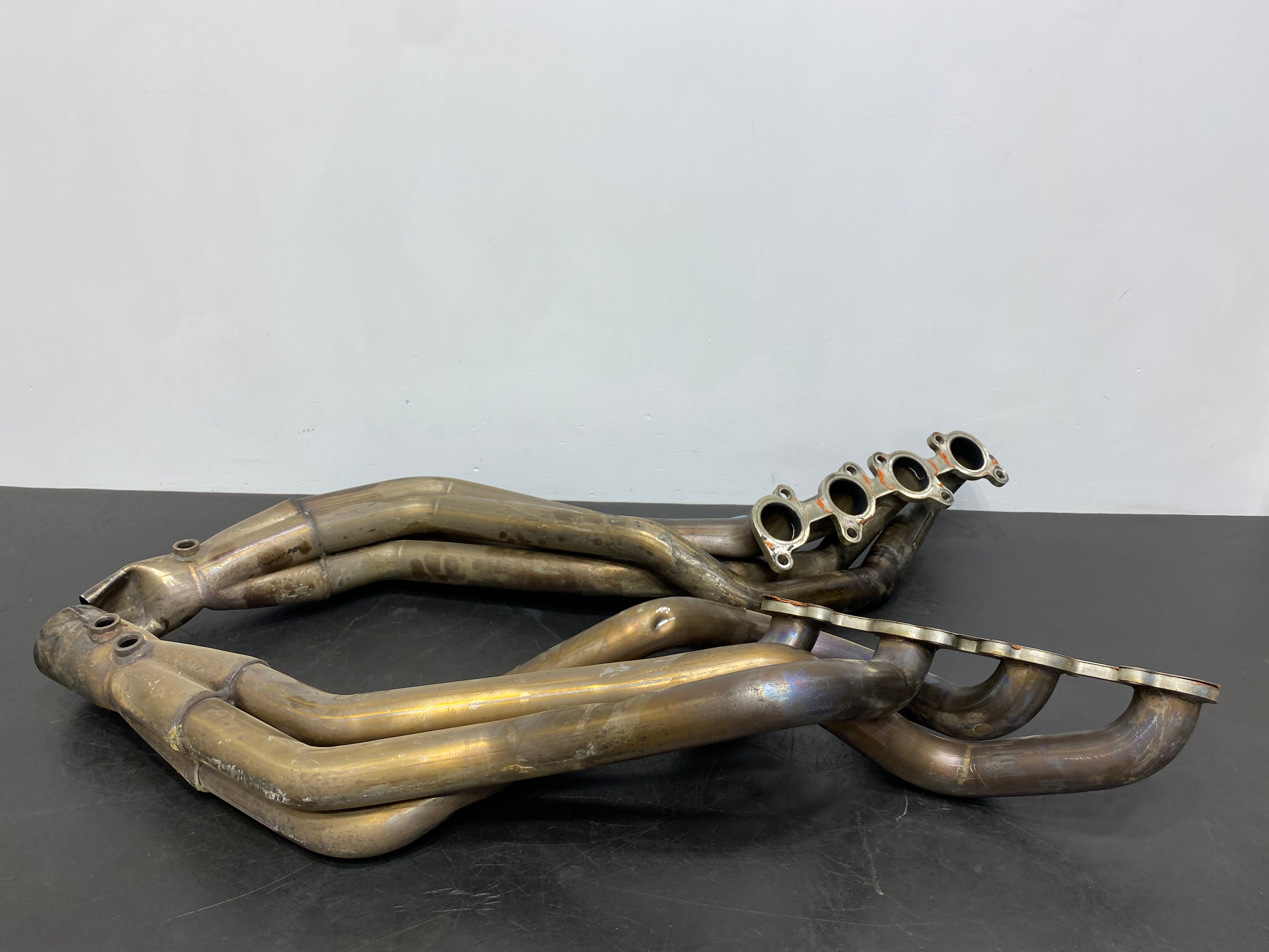 2013 FORD MUSTANG GT LONG TUBE HEADER EXHAUST SYSTEM *DENTED NEED REPA ...
