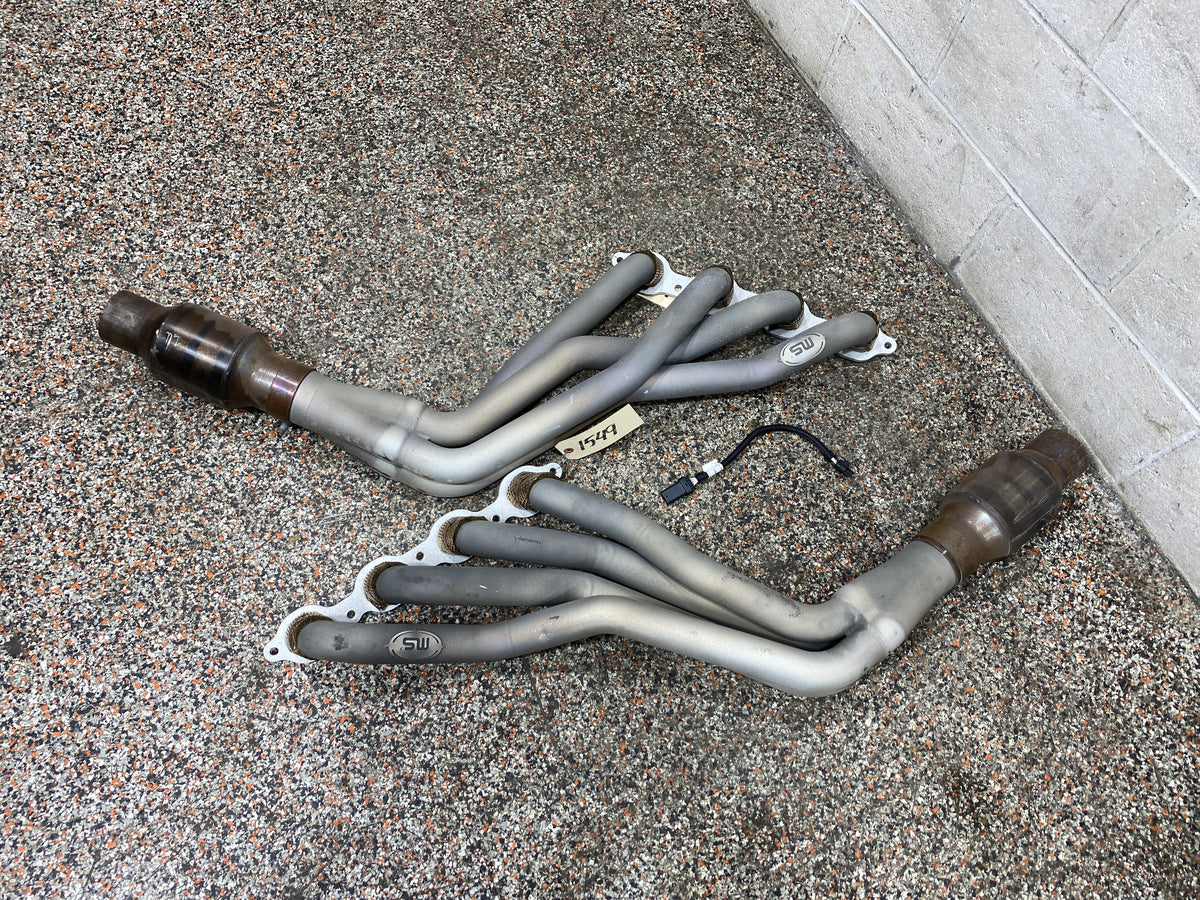 2023 CAMARO SS SW 1 7/8 CATTED LONG TUBE HEADERS PAIR DRIVER PASSENGER USED