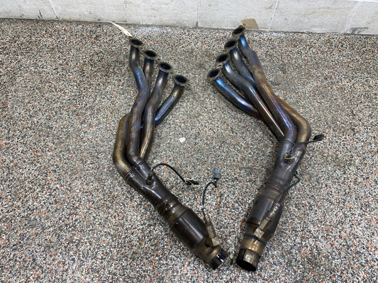 2021 CAMARO SS KOOKS LONG TUBE HEADERS PAIR DRIVER PASSENGER WITH CATS 1 7/8 PRIMARY USED