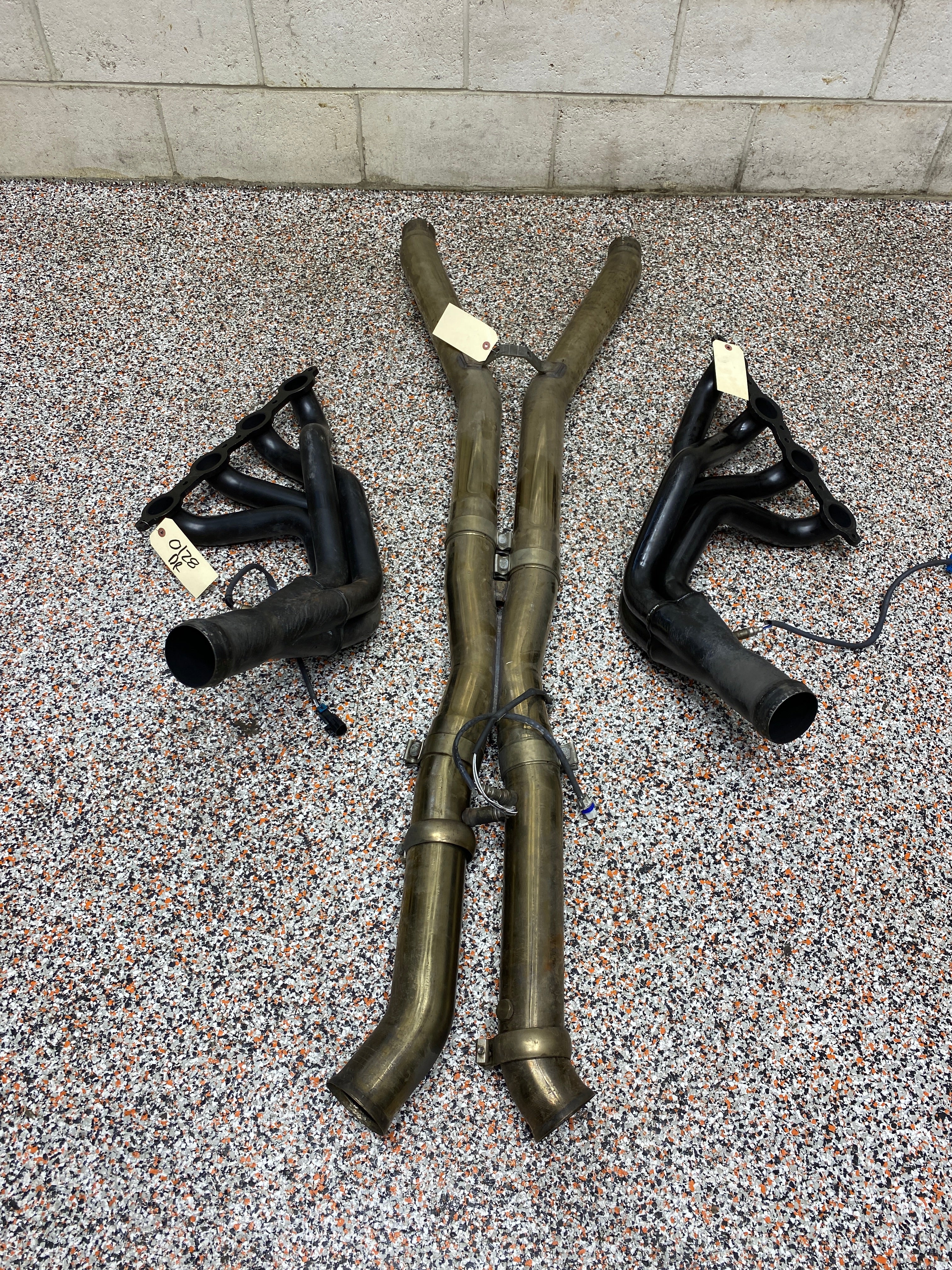 2011 CORVETTE GRANDSPORT KOOKS LONG TUBE HEADERS WITH X PIPE AND EXTEN ...