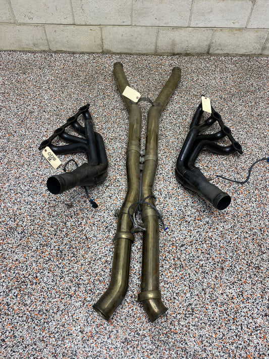 2011 CORVETTE GRANDSPORT KOOKS LONG TUBE HEADERS WITH X PIPE AND EXTENSION PIPES 1 3/4 PRIMARY