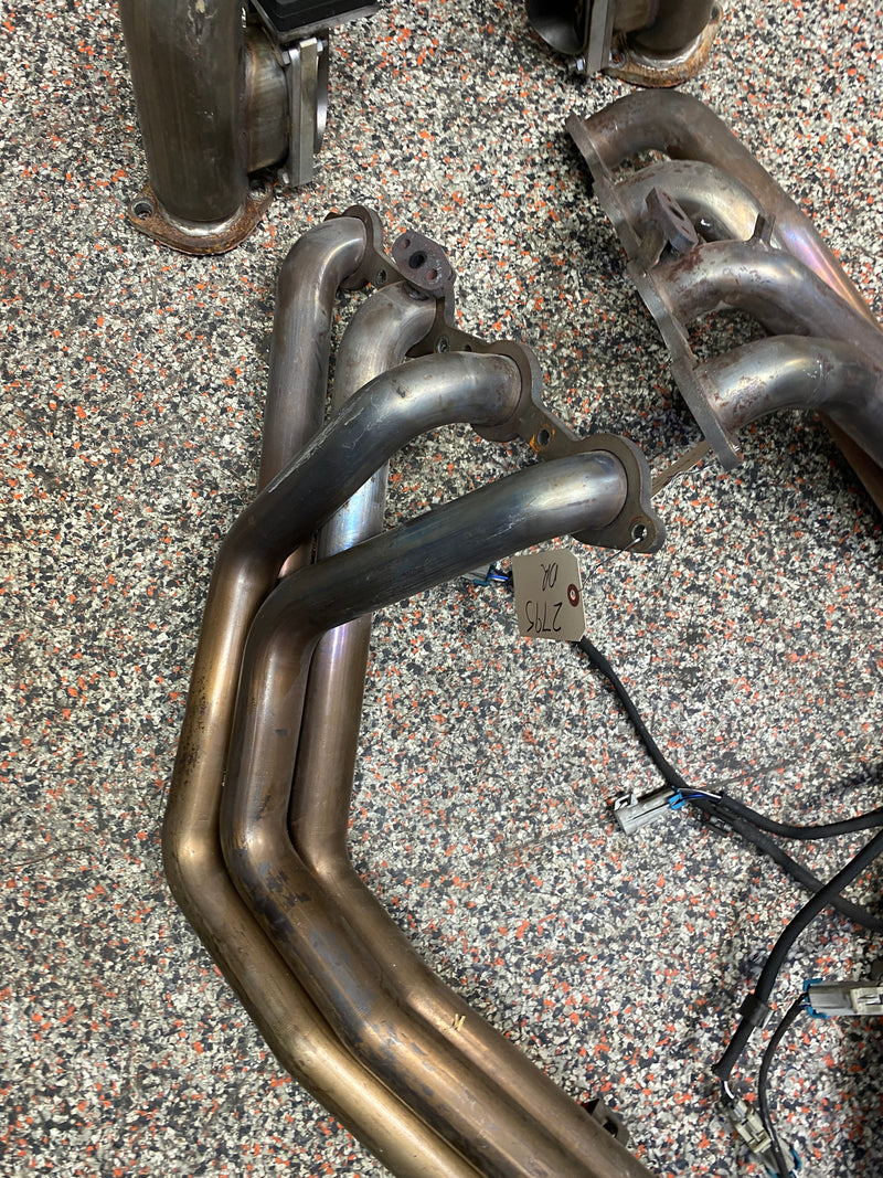 2003 CORVETTE C5Z06 LONGTUBE HEADERS AND X PIPE WITH CONNECTION PIPE 1 3/4IN CUT OUTS