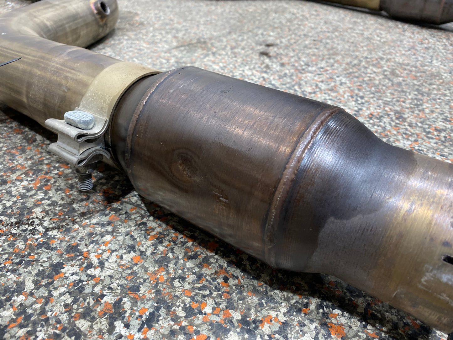 2018 DODGE CHALLENGER SCAT PACK STAINLESS POWER 1 7/8 LONG TUBE HEADERS EXHAUST SYSTEM WITH CATS USED