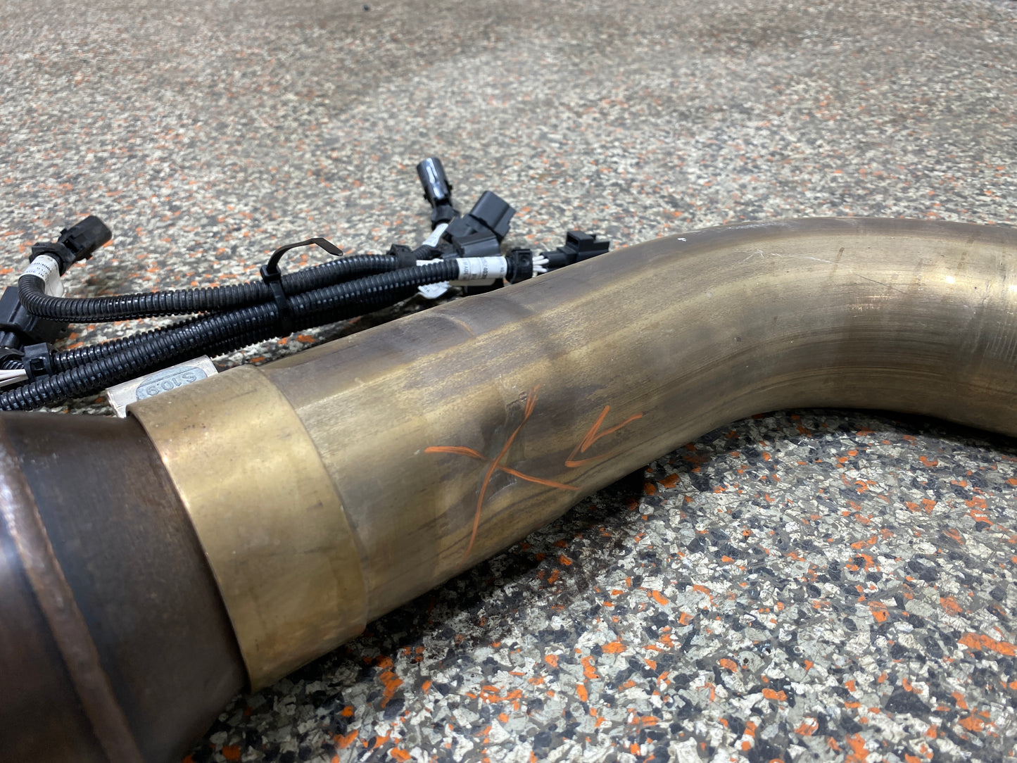 2018 DODGE CHALLENGER SCAT PACK STAINLESS POWER 1 7/8 LONG TUBE HEADERS EXHAUST SYSTEM WITH CATS USED