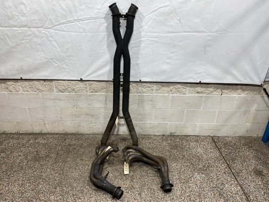 2011 CORVETTE KOOKS 1 7/8 LONG TUBE HEADERS PAIR DRIVER PASSENGER X-PIPE USED