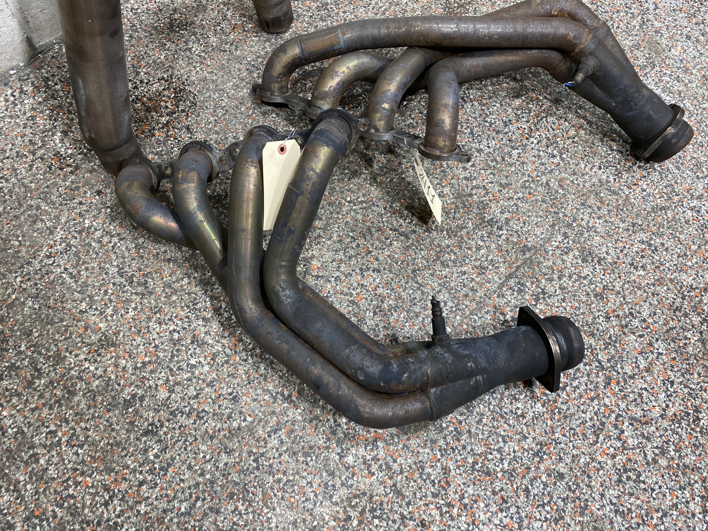 2011 CORVETTE KOOKS 1 7/8 LONG TUBE HEADERS PAIR DRIVER PASSENGER X-PIPE USED