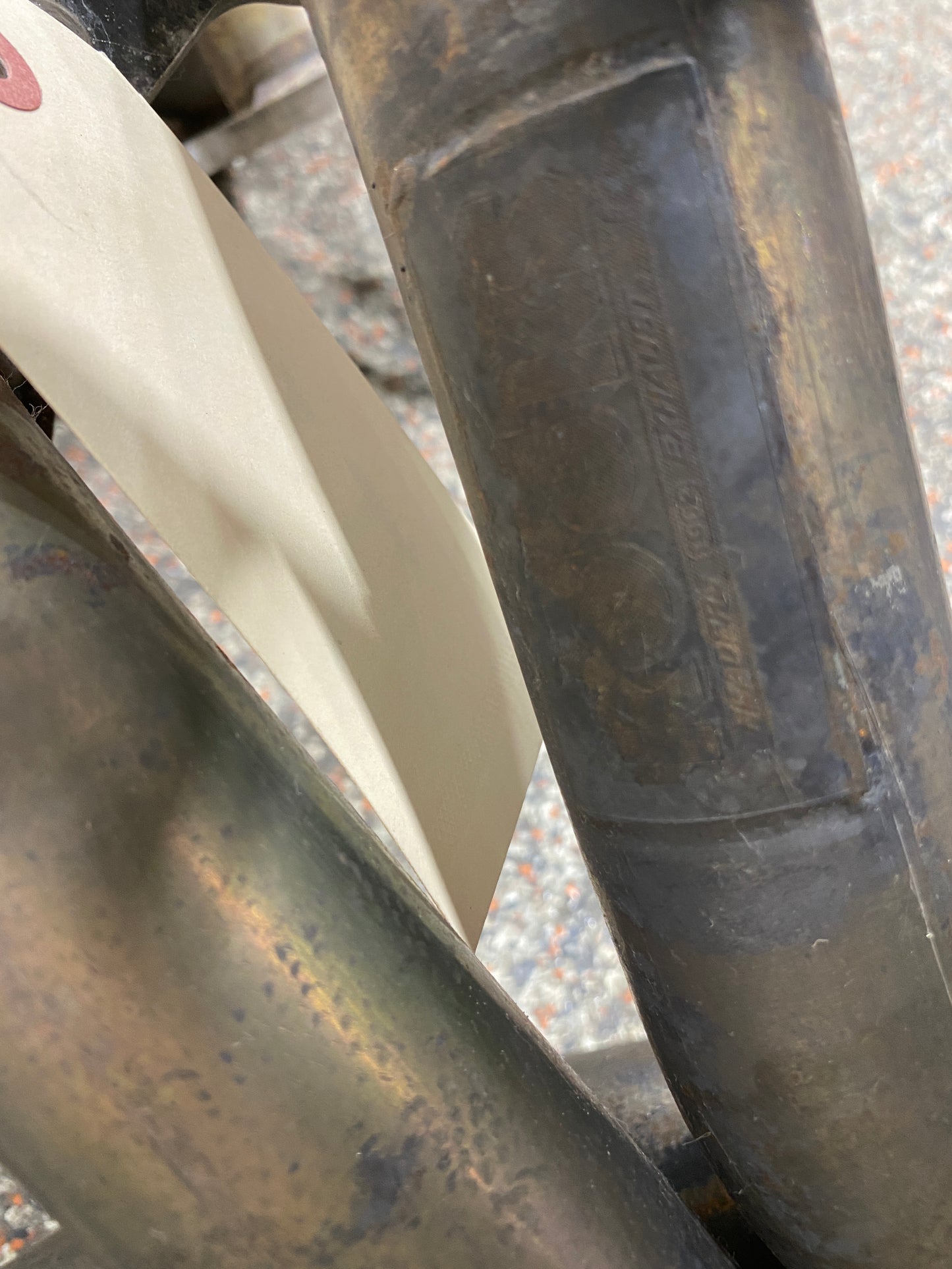 2011 CORVETTE KOOKS 1 7/8 LONG TUBE HEADERS PAIR DRIVER PASSENGER X-PIPE USED