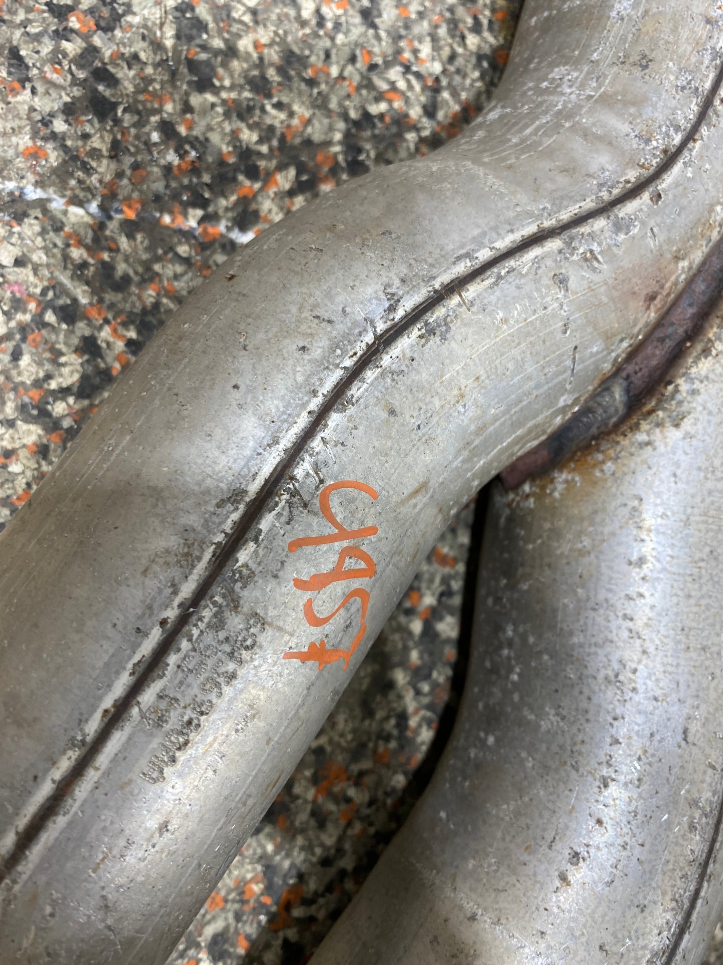 2018 DODGE CHALLENGER SCAT PACK STAINLESS X PIPE WITH EXHAUST CUT OUT ELECTRONIC TURN DOWN PIPES