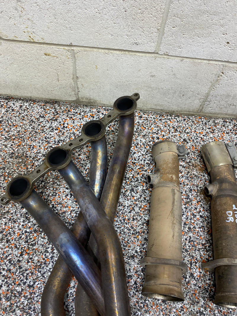 2004 CADILLAC CTS V LONG TUBE KOOKS LONG TUBE HEADERS 1 7/8 PRIMARY WITH CONNECTION PIPESUSED SEE PICS!!