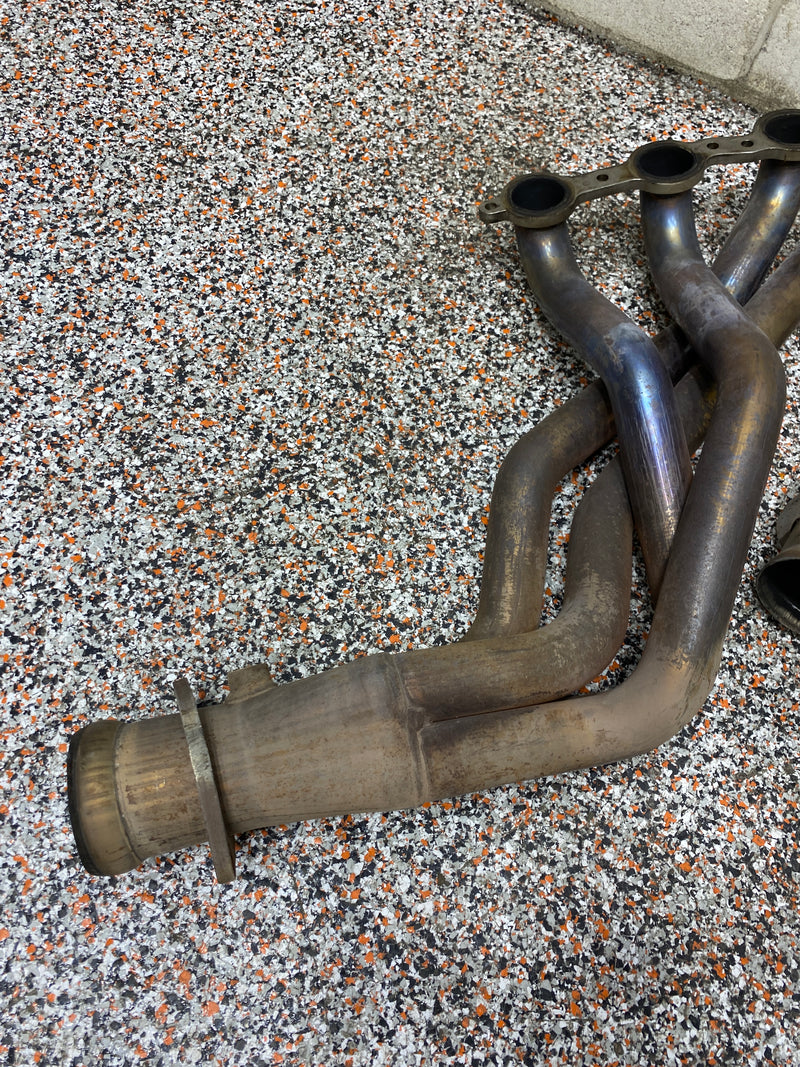 2004 CADILLAC CTS V LONG TUBE KOOKS LONG TUBE HEADERS 1 7/8 PRIMARY WITH CONNECTION PIPESUSED SEE PICS!!