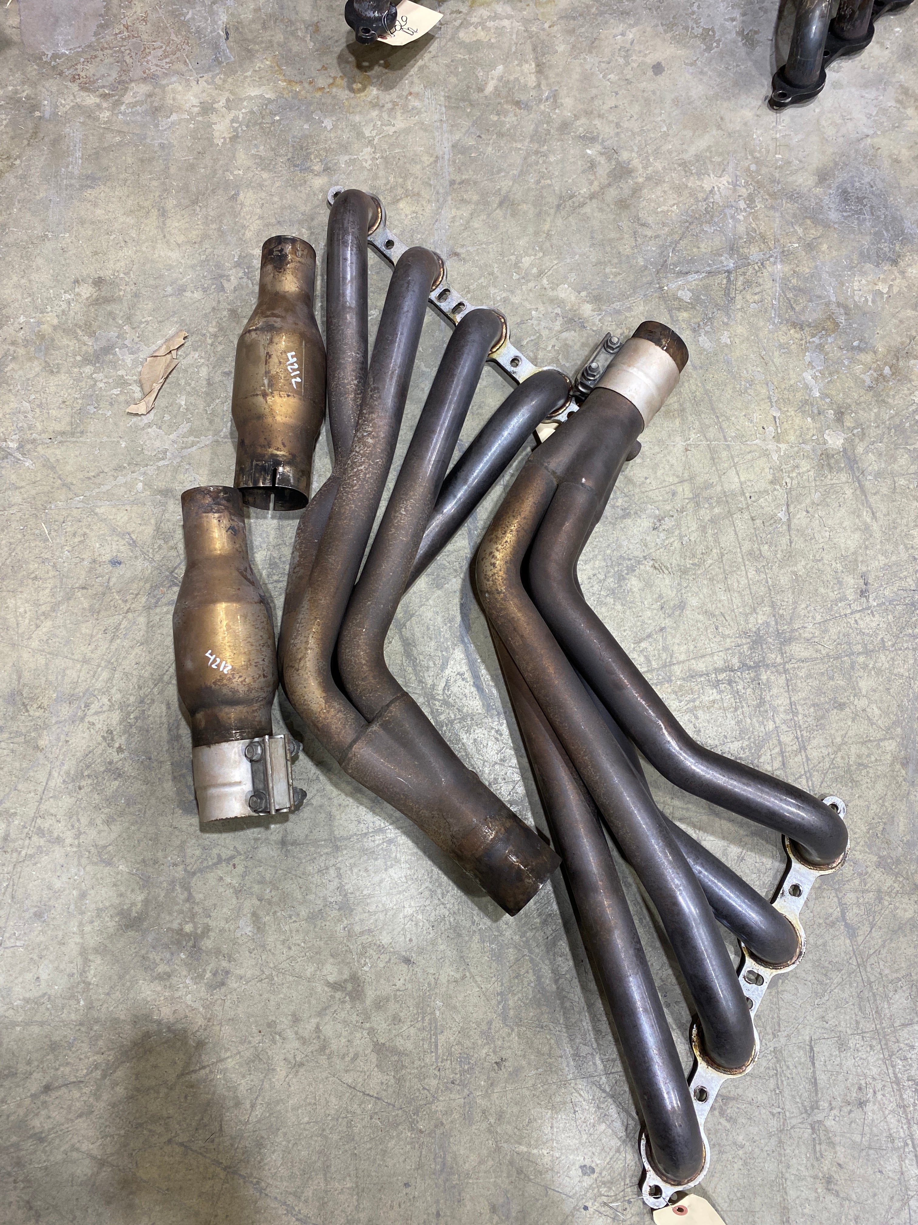 2010 CAMARO SS LONG TUBE HEADERS PAIR DRIVER PASSENGER 1 7/8 PRIMARY U ...