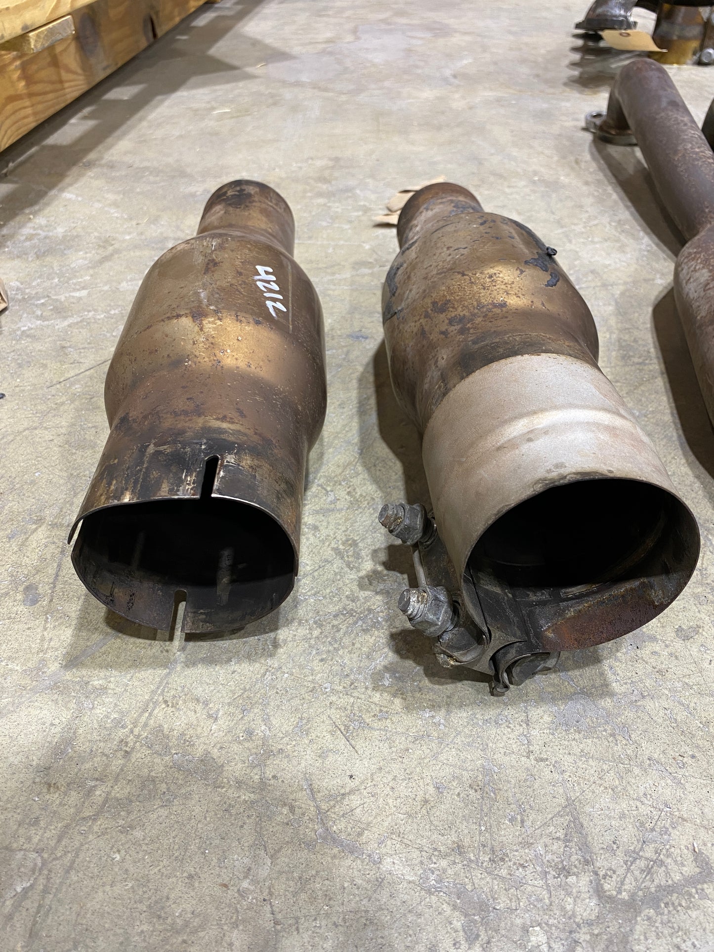 2010 CAMARO SS LONG TUBE HEADERS PAIR DRIVER PASSENGER 1 7/8 PRIMARY USED