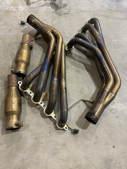 2010 CAMARO SS LONG TUBE HEADERS PAIR DRIVER PASSENGER 1 7/8 PRIMARY USED
