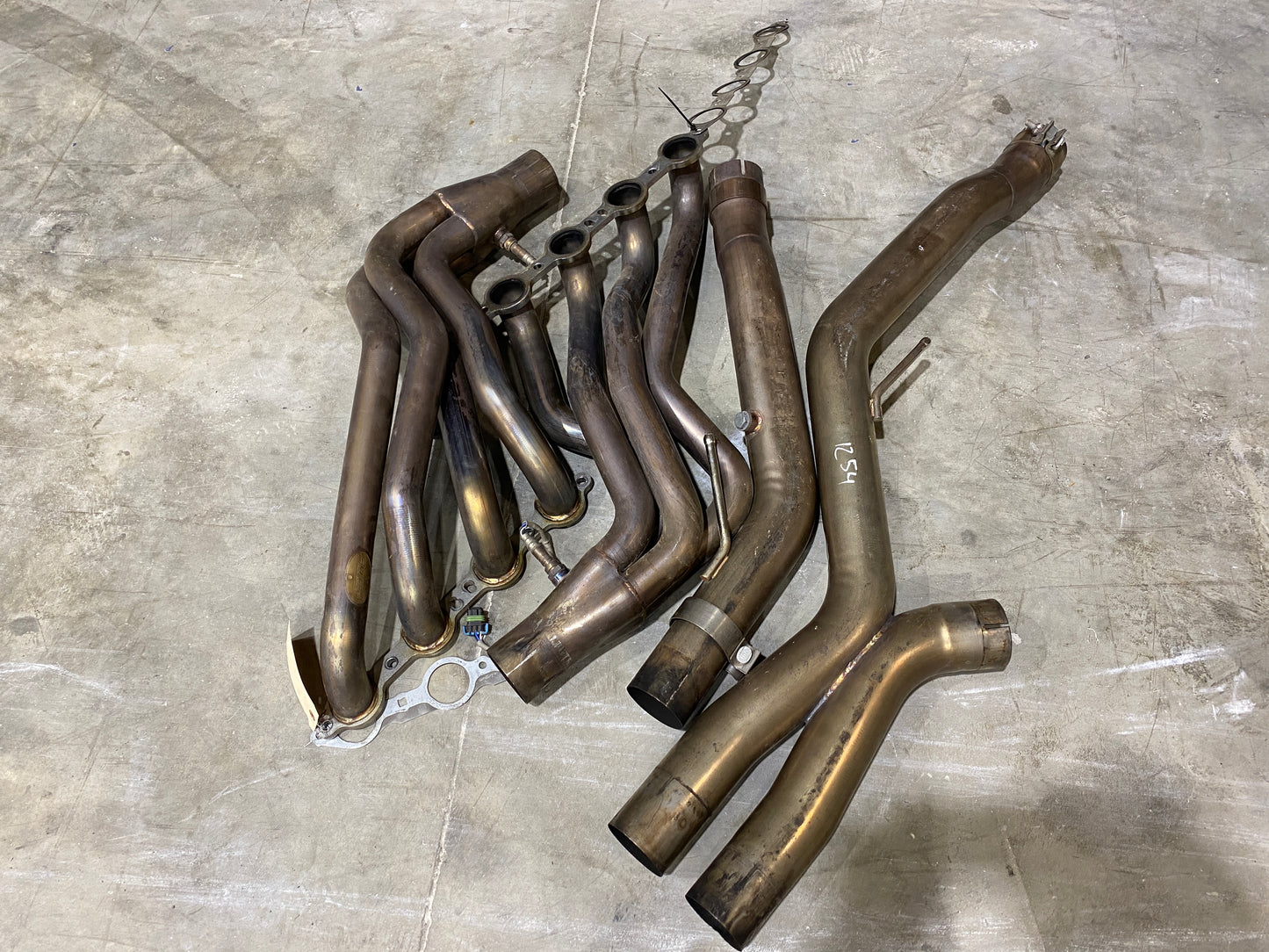 2014 CAMARO SS SPEED ENGINEERING LONG TUBE HEADER WITH X PIPE USED