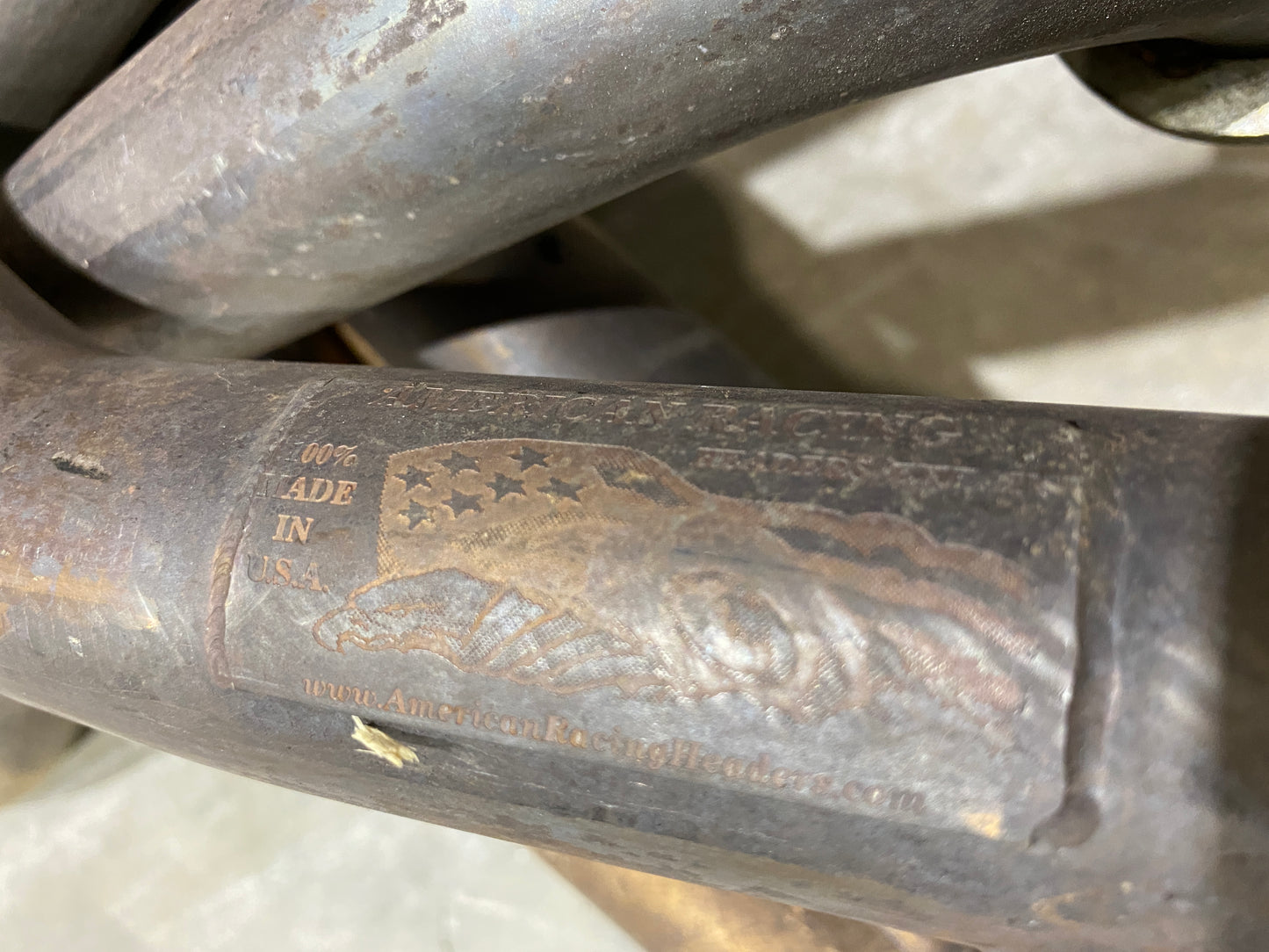 2002 CAMARO SS AMERICAN RACING LONG TUBE HEADERS PAIR DRIVER PASSENGER 1 3/4 PRIMARY USED