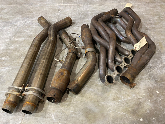 2010 CAMARO SS AMERICAN RACING LONG TUBE HEADERS PAIR DRIVER PASSENGER 1 7/8 PRIMARY USED