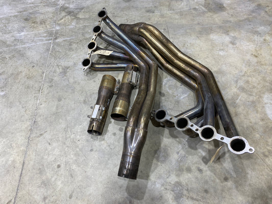 2005 CORVETTE LG MOTORSPORTS LONG TUBE HEADERS PAIR DRIVER PASSENGER USED