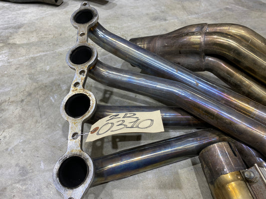 2005 CORVETTE LG MOTORSPORTS LONG TUBE HEADERS PAIR DRIVER PASSENGER USED