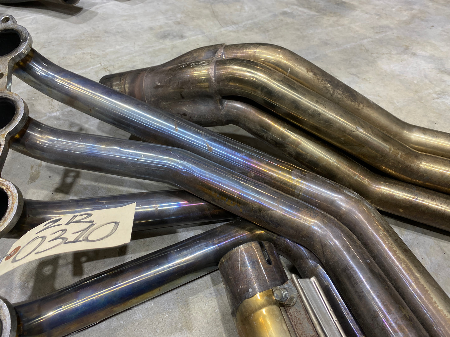 2005 CORVETTE LG MOTORSPORTS LONG TUBE HEADERS PAIR DRIVER PASSENGER USED