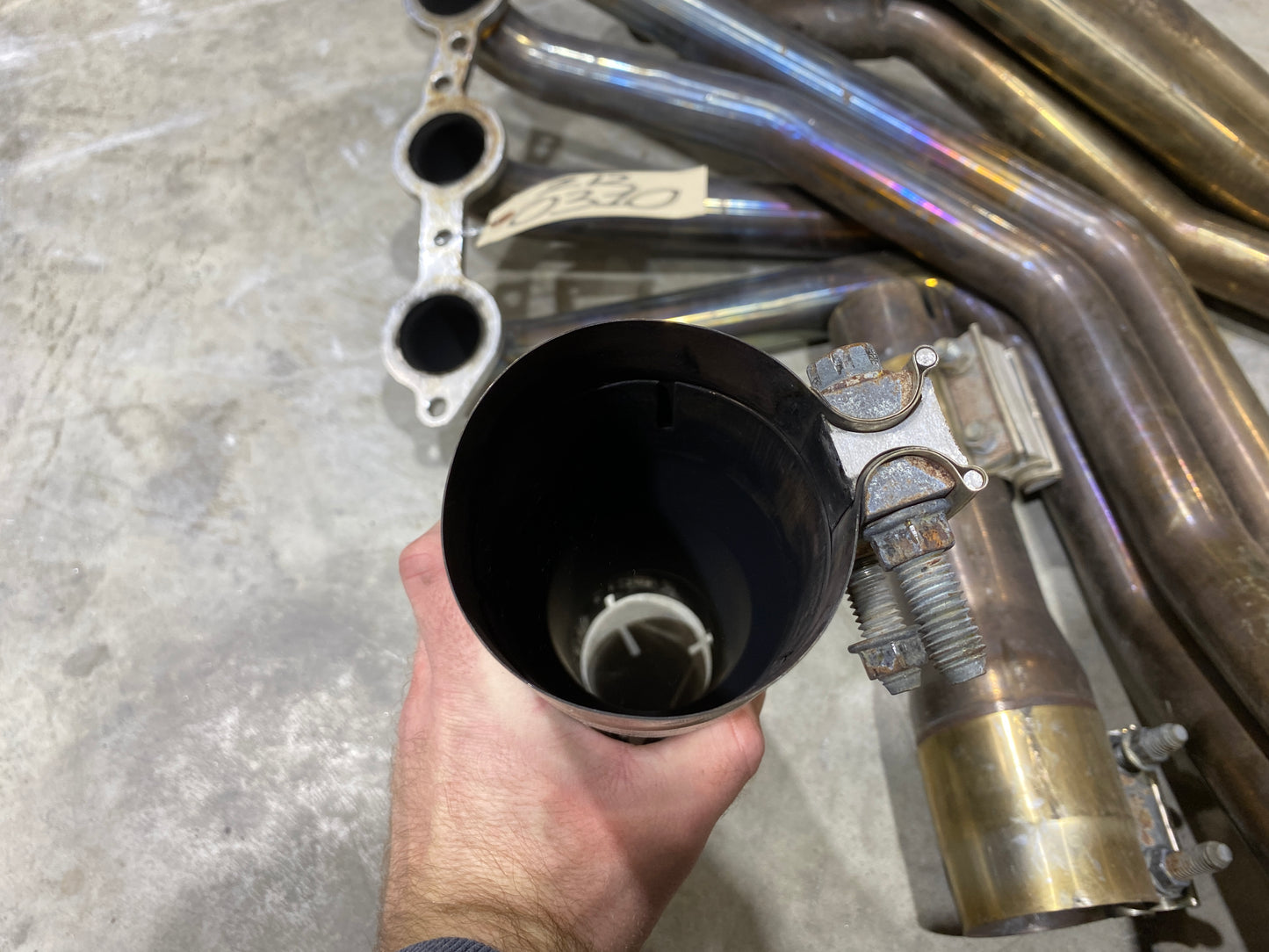 2005 CORVETTE LG MOTORSPORTS LONG TUBE HEADERS PAIR DRIVER PASSENGER USED