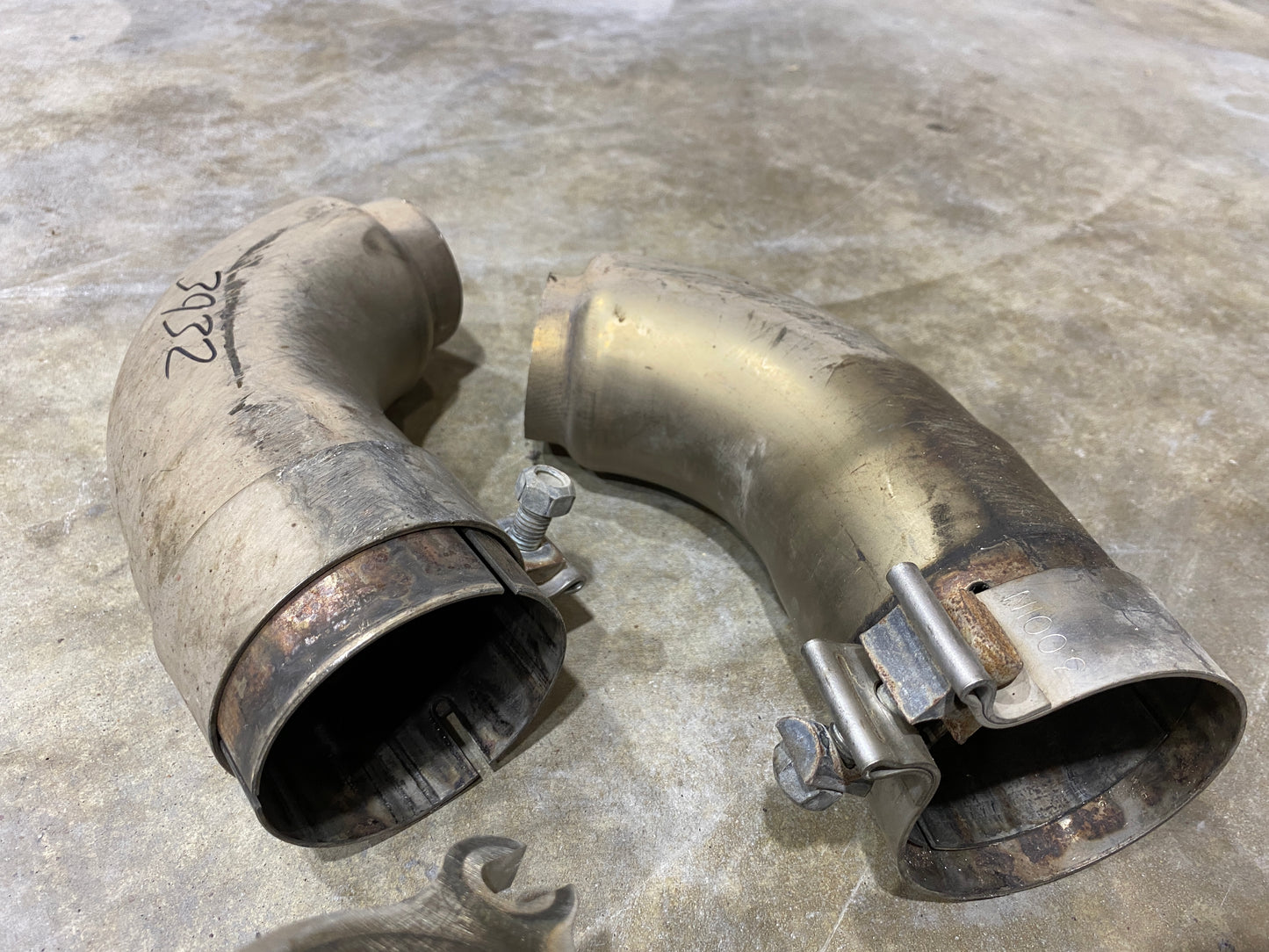 2018 MUSTANG GT COYOTE LONG TUBE HEADERS PAIR DRIVER PASSENGER USED
