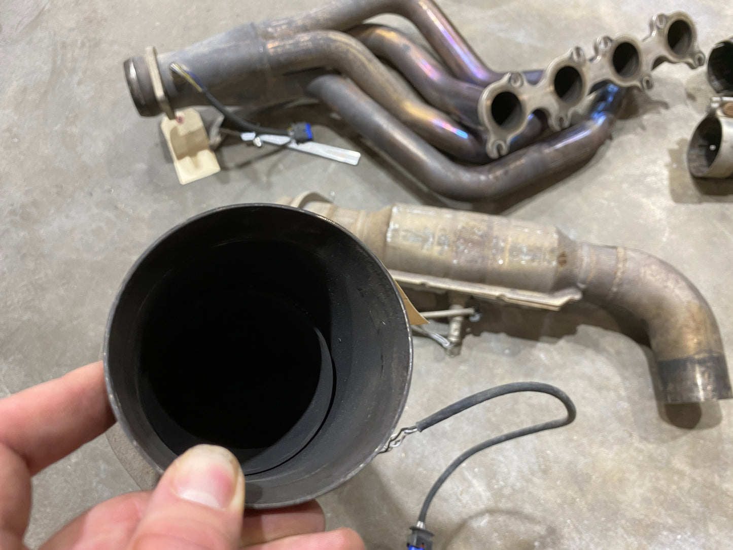 2018 MUSTANG GT COYOTE LONG TUBE HEADERS PAIR DRIVER PASSENGER USED