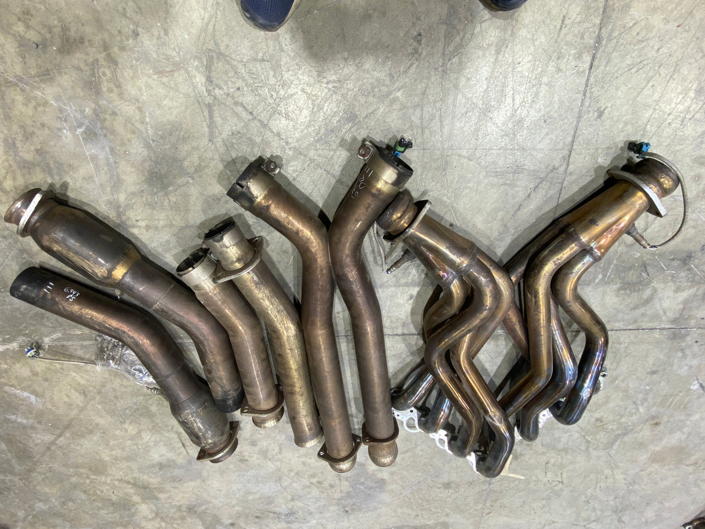 2013 CAMARO ZL1 LONG TUBE HEADERS PAIR DRIVER PASSENGER USED
